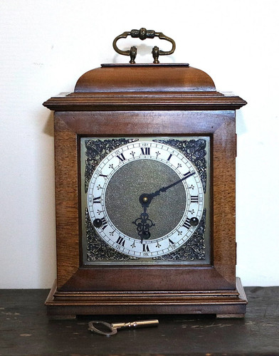 Vintage english bracket - vintage, clock