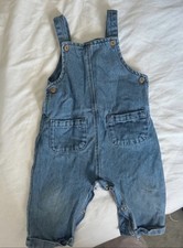 Baby boys next denim dungarees