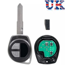 2 Buttons Full Remote Key Fob For Suzuki Grand Vitara Swift Jimny Alto 433Mhz UK