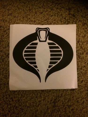 Joe cobra funny vinyl - cobra, decal