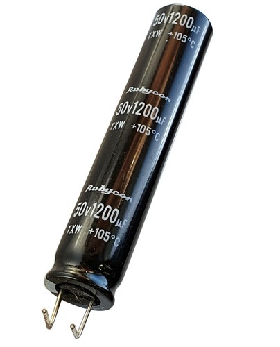 1200uf 50v rubycon txw 105c - 1200uf,
