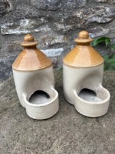 Pair of Vintage Bird Feeders /