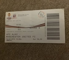 AJAX v Manchester United 2012
