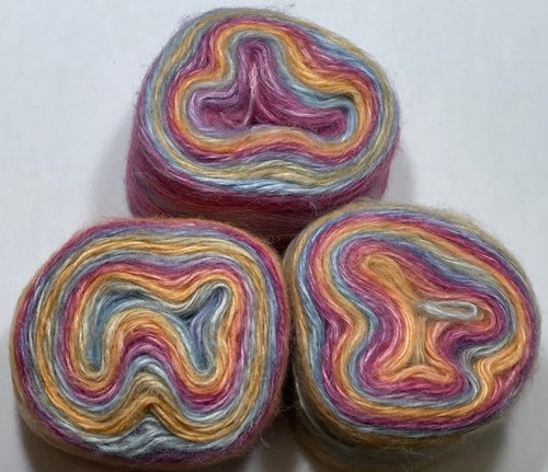 Gradient mohair look luxury - gradient,