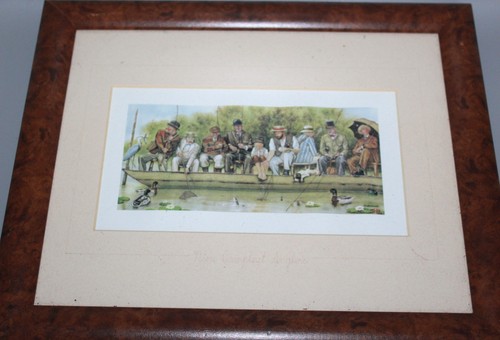 Framed jedd fishing print - jedd,