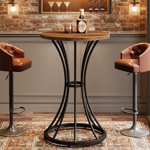 Round bar table - round,