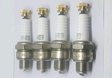 4 Champion Spark Plugs Milled Edge Brass Thumbscrews Vintage Morris 8 Austin 7
