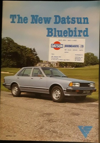 Datsun bluebird brochure 1981 - datsun,