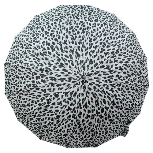 Grey leopard large umbrella - leopard,