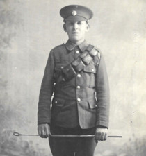 WW1 Real Photo Postcard Army