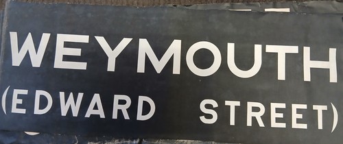 Weymouth destination blind - weymouth,