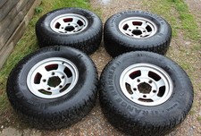 Wolfrace alloy wheels slot Land Range Rover Classic Defender Discovery Series 