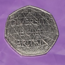 50p coin Diversity built Britain 2020