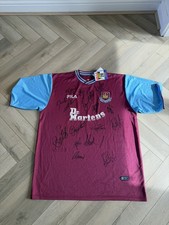 West Ham Signed home Shirt