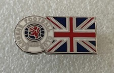 Very Rare & Collectable Glasgow Rangers Supporter Enamel Badge Wear With Pride