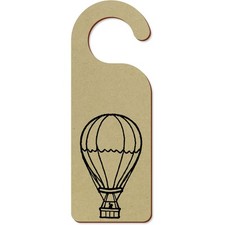 'Hot Air Balloon' 200mm x 72mm Door Hanger / Sign (DH00040570)