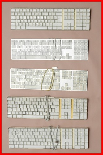 Apple keyboards job - apple, lot