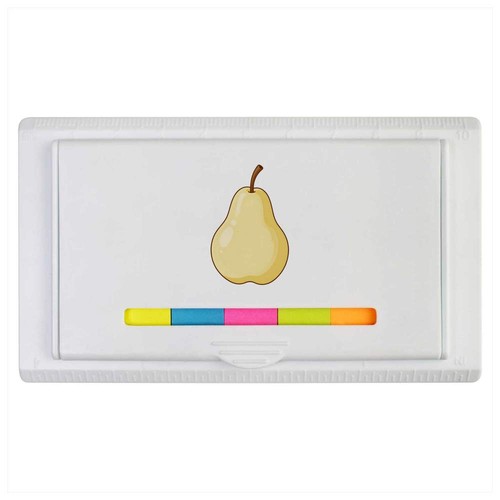 Pear sticky note ruler - sticky,