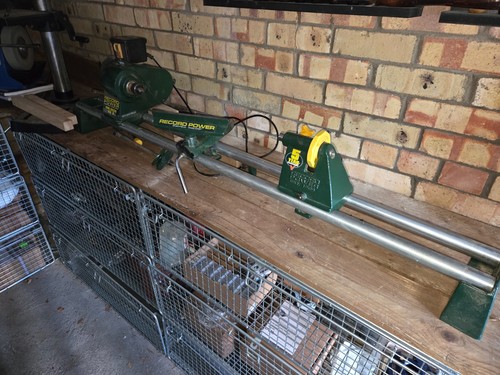 Woodturning lathe record - -,