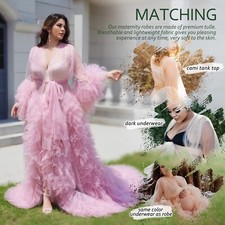 Maternity Sleepwear Robe Women Dresses Pregnant Gowns for Photo Shoot Photograph