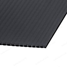 Black Fluted 3mm Correx Board. A5-A1 For outdoor display and signage
