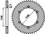 Pbr rear sprocket 805 - pbr,