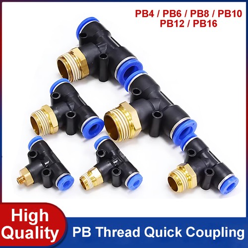 Pneumatic tee piece male - piece,