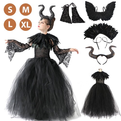 New kids maleficent cosplay - new,