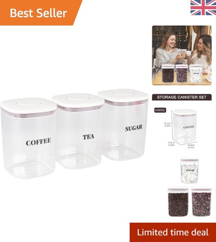 Airtight tea coffee sugar - coffee, &