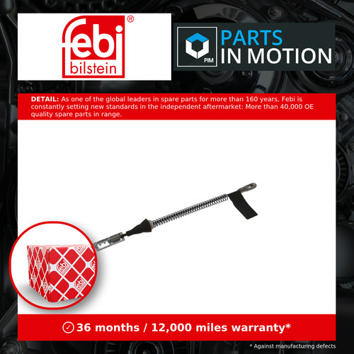 Handbrake cable fits vauxhall - cable,