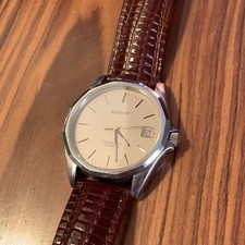 Tissot Seastar Quartz Watch Excellent Condition Leather Strap