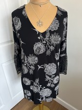M&S Collection Black Floral