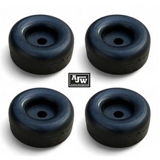 4 Rubber Buffer Round 65 x