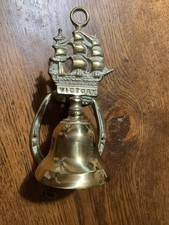 Vintage Victory Bell Mounted On A Horseshoe . Bell.. 5 1/2 Long. Good Condition