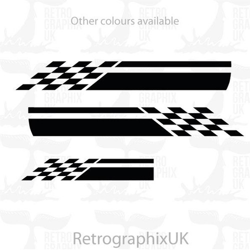Scooter side panel - scooter, stripes