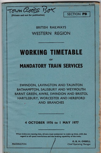 British railways western - british,