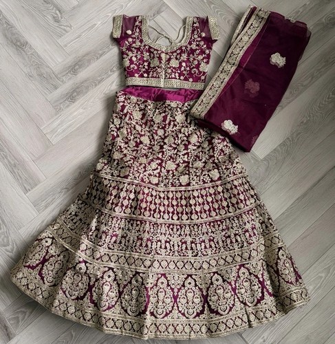 Maroon gold embroidered - maroon, &
