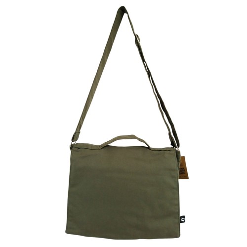 Olive cotton canvas shoulder - cotton,