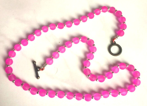 Hot pink frosted - hot,