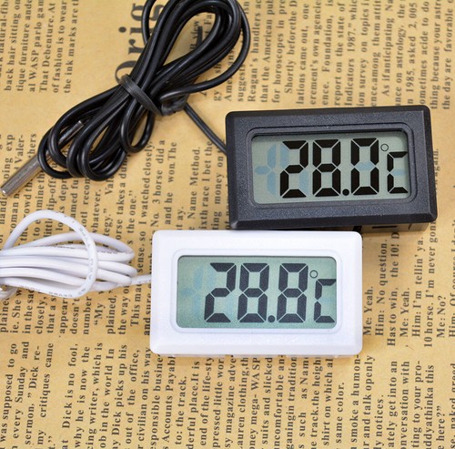 Lcd digital thermometer - digital, fridge