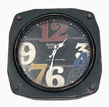 Large Metal Wall Clock -