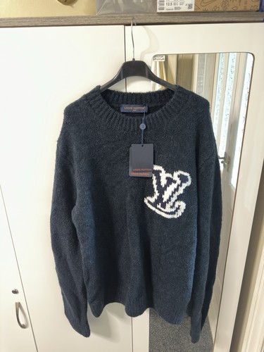 Louis vuitton intarsia crew - louis,