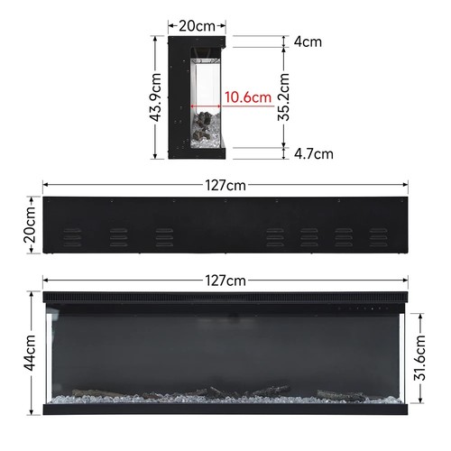 Sided electric media - 3-sided,