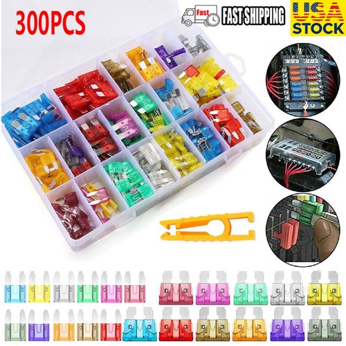 300pcs car fuse assortment kit - fuse,
