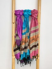 Multicoloured Elephant Scarf