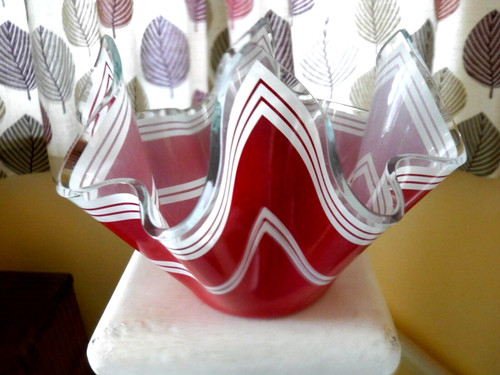Chance glass handkerchief vase - glass,