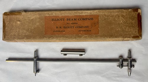 Vtg elliott beam compass - bk,