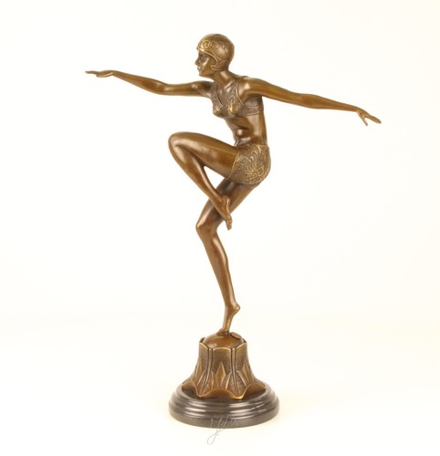 Bronze sculpture dancer - bronze, con