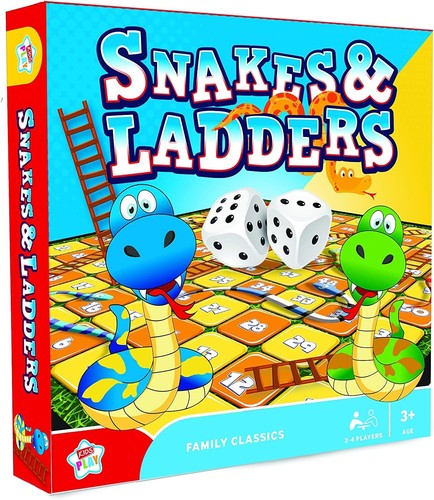 Snakes and ladders traditional - and,