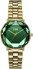 STORM Elexi Ladies Watch with Green Dial and Gold Bracelet 47504/GD/GR